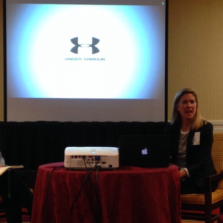 UnderArmour Vp Heidi Sandreuter at Entrepreneur Expo