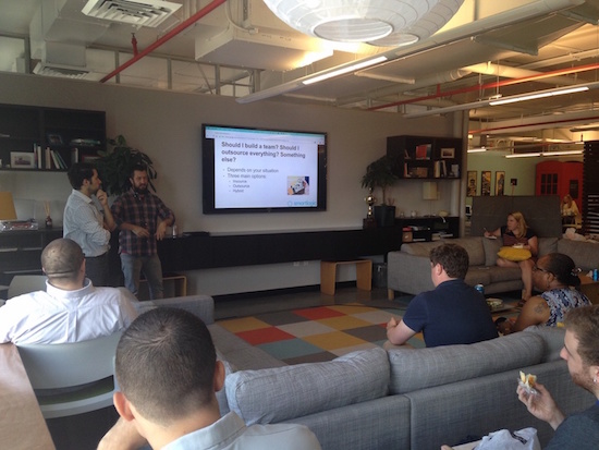 SmartLogic Lunch and Learn at Betamore about Hiring a software development team