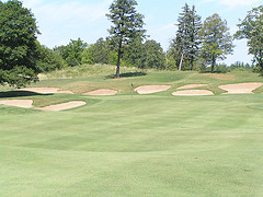 Yes, sometimes golf courses are called "links" too