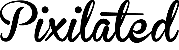 Pixilated logo